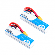 BetaFPV 450mAh 2S 45C Lipo (2ШТ) Акумулятор 