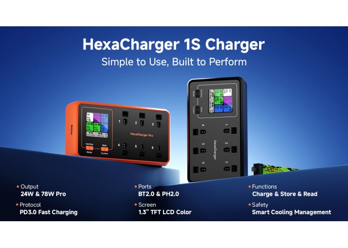 Зарядний пристрій BetaFPV HexaCharger 1S Charger