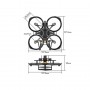 Рама  для Квадрокоптера Flywoo FlyLens 75 Frame kit O3 \ O4 \ O4pro