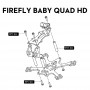 Рама  для Квадрокоптера Flywoo Firefly Baby Quad 1.6'' Frame kit （Analog \ DJI HD）