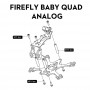 Рама  для Квадрокоптера Flywoo Firefly Baby Quad 1.6'' Frame kit （Analog \ DJI HD）