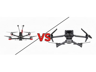 Різниця між звичайними та FPV-квадрокоптерами