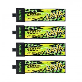 Акумулятор BetaFPV LAVA II 1S 480 mAh Battery (LiHV, BT2.0, 95C)