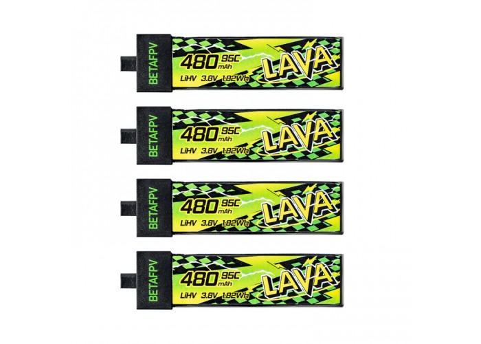 Акумулятор BetaFPV LAVA II 1S Battery (LiHV, BT2.0, 95C)