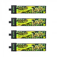 Акумулятор BetaFPV LAVA II 1S 580 mAh Battery (LiHV, BT2.0, 95C)