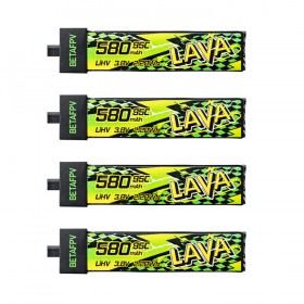 Акумулятор BetaFPV LAVA II 1S 580 mAh Battery (LiHV, BT2.0, 95C)