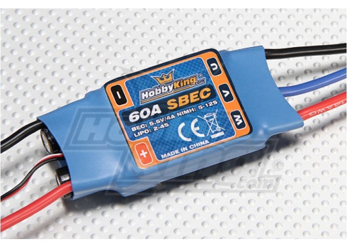 Hobbyking 60A ESC 4A UBEC