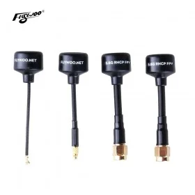 Антена FLYWOO 5.8G RHCP SMA\RP-SMA\UFL\MMCX 2шт