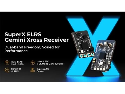 Надійність польоту з новим BETAFPV SuperX ELRS Gemini Xross Receiver